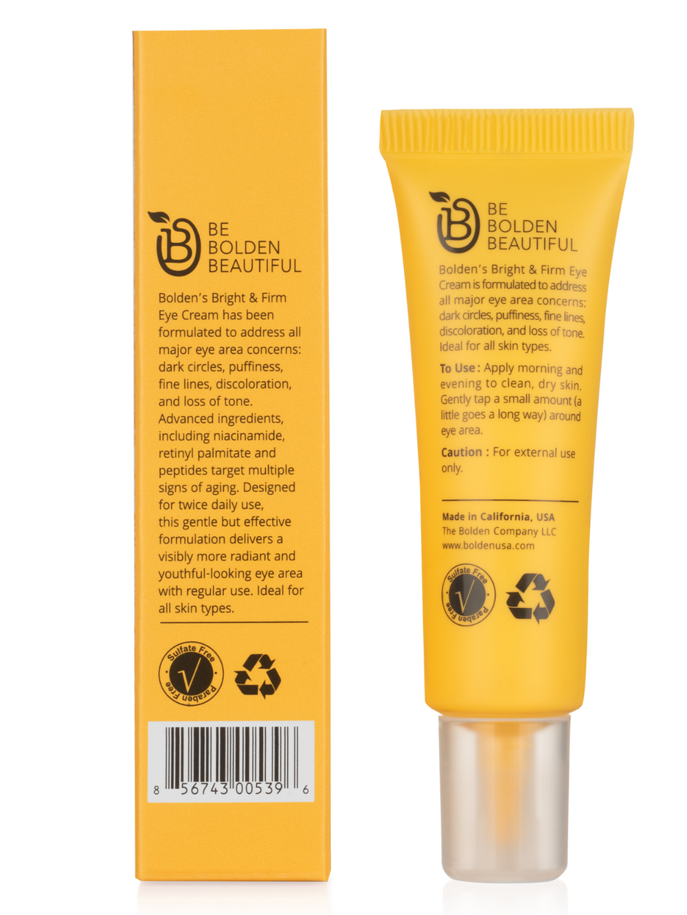 Bolden Bright & Firm Eye Cream Instructions